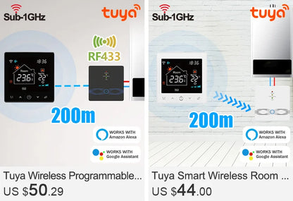 Termostato Inteligente Wi-Fi Tuya