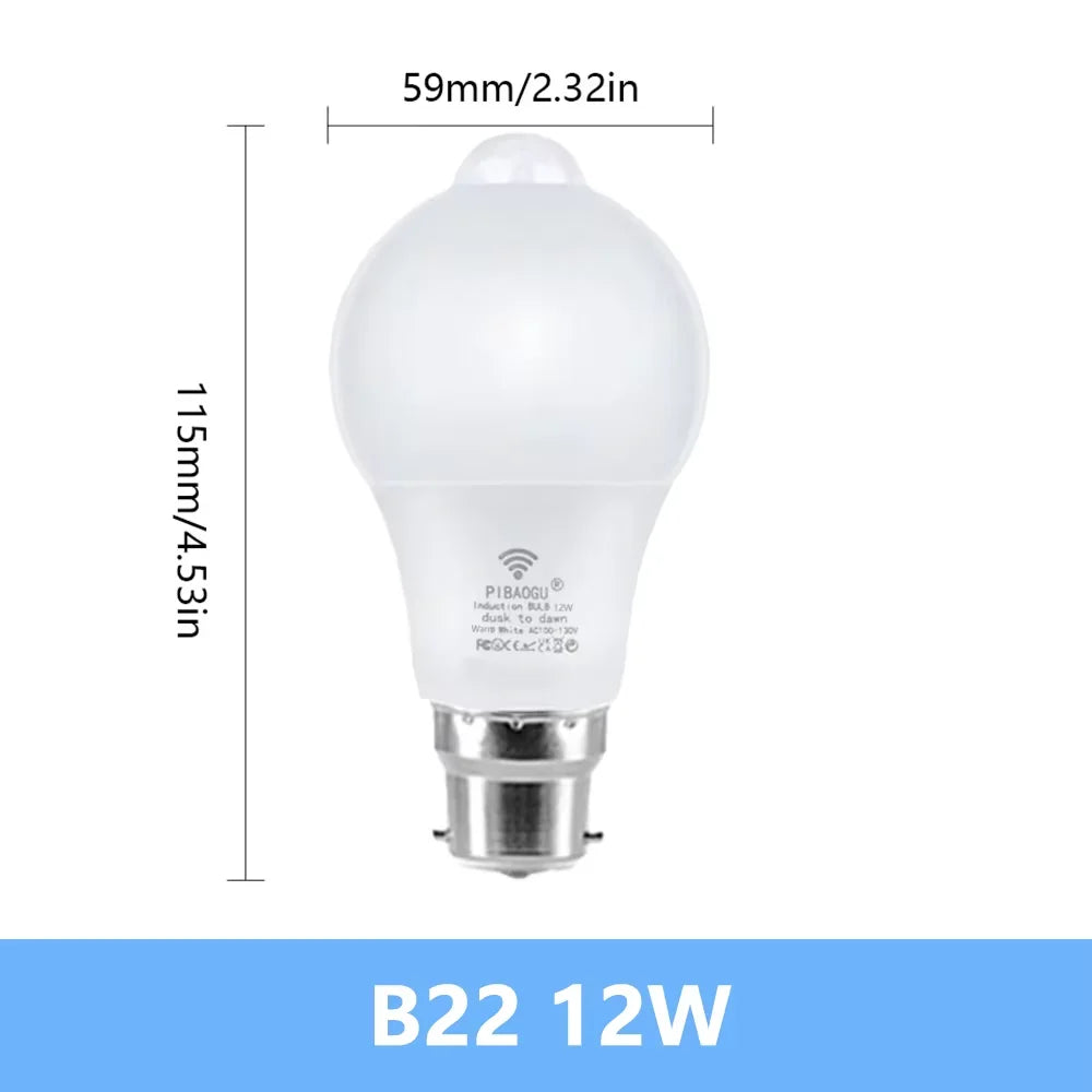 Lâmpada LED Inteligente com Sensor de Movimento