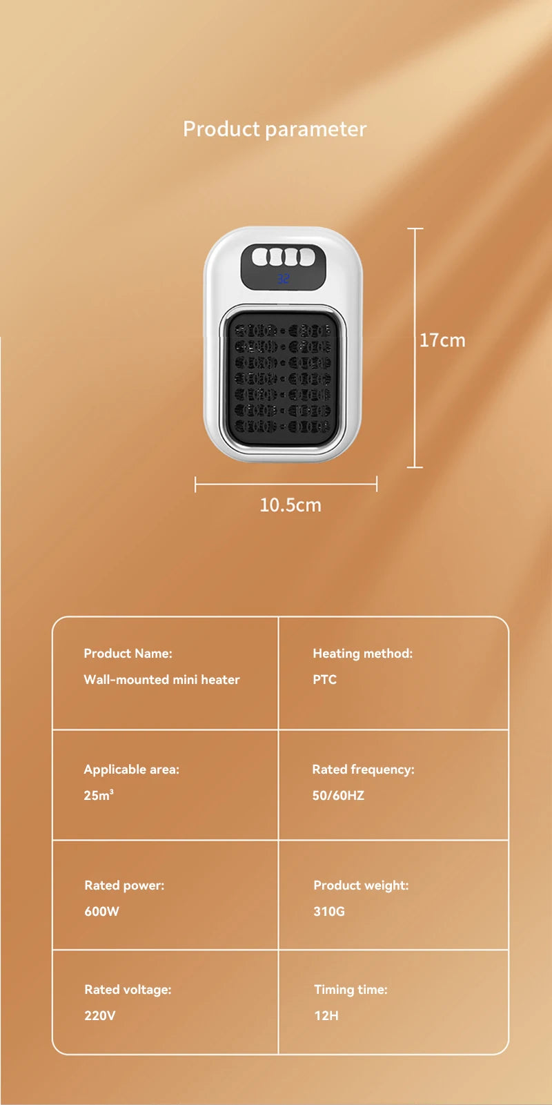 Aquecedor Inteligente Xiaomi Mijia Mini